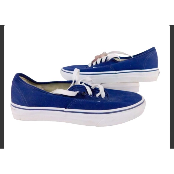 New-- VANS Off The Wall Blue Men Sz 6.5 Women Sz 8 Unisex - Picture 1 of 13
